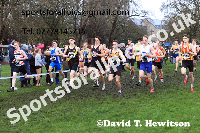 Mens Under-17s and Under-20s 2025 Liverpool Cross Challenge, Sefton Park, Saturday, November 22th. Photo: David T. Hewitson/Sports for All Pics